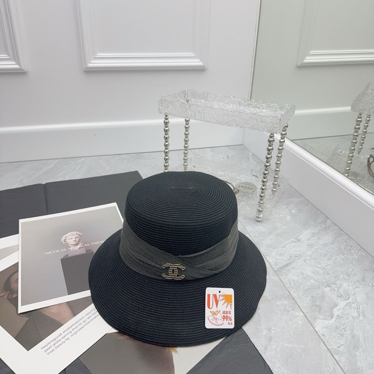 Chanel Wide-Brim Hat