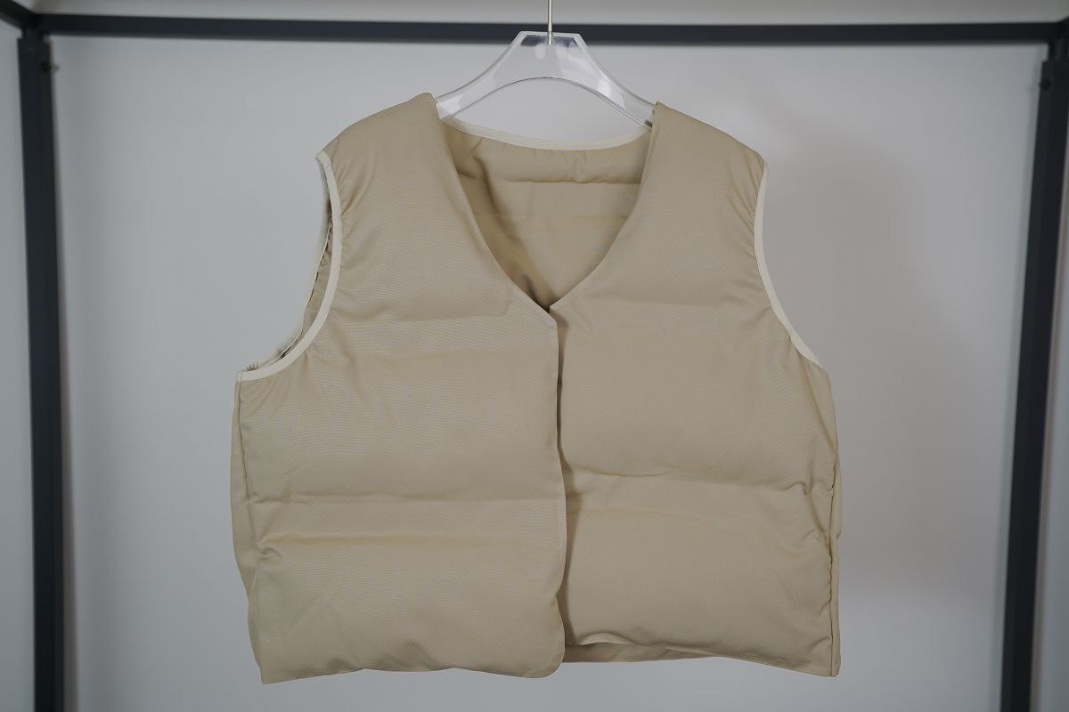 Kanye West Padded Beige Vest