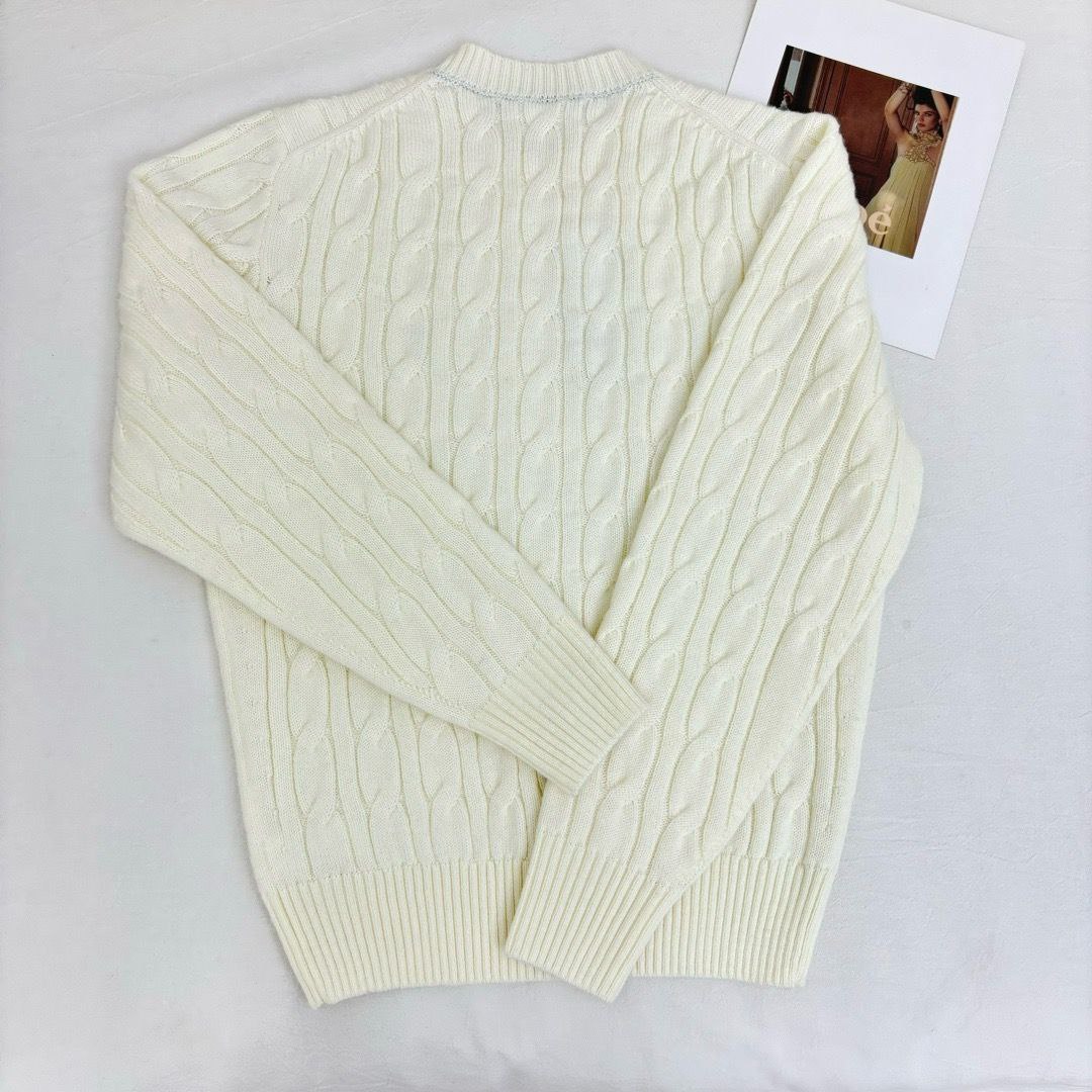 Lacoste cable knit sweater