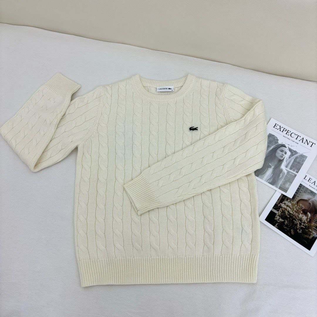 Lacoste Cable Knit Sweaters