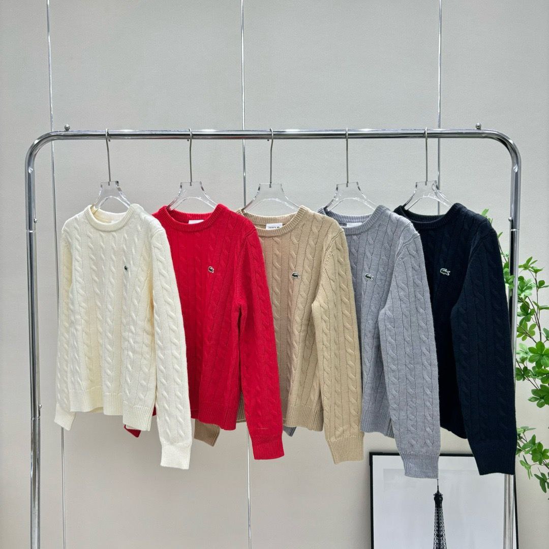 Lacoste Cable Knit Sweaters