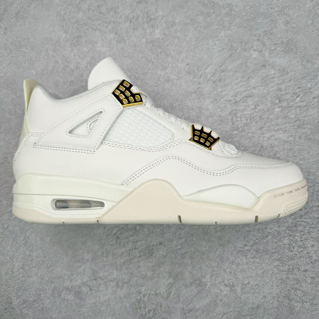 Air Jordan 4 Retro White Gold