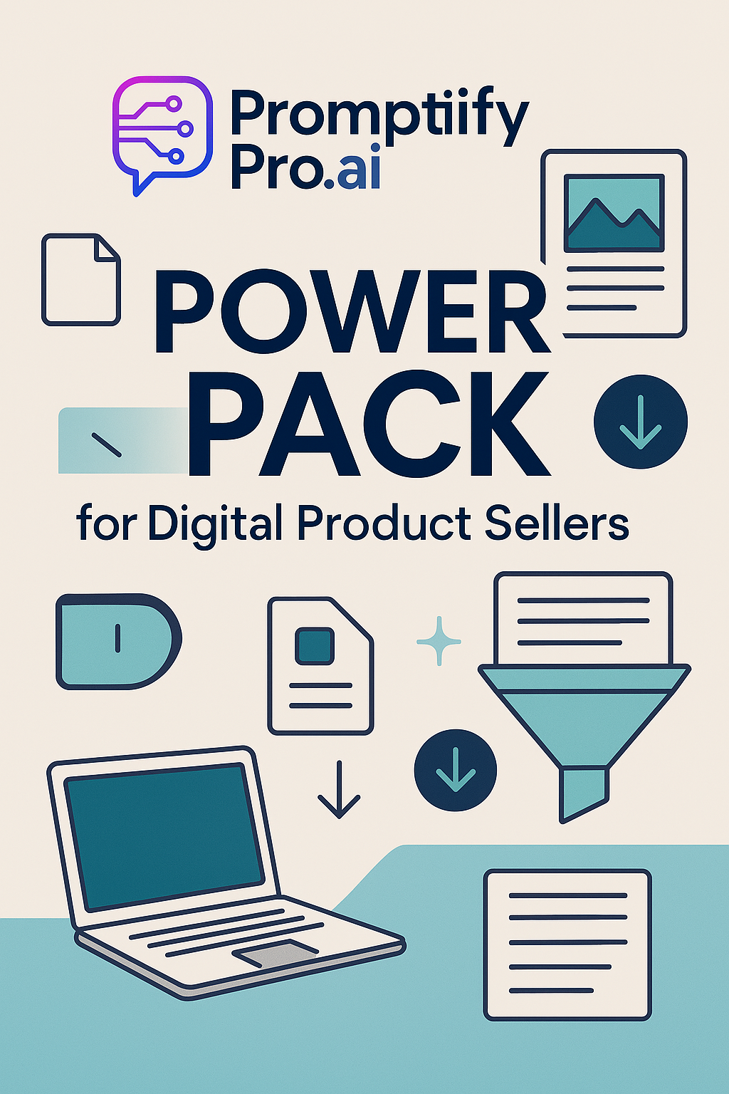 PromptifyPro.ai Power Pack for Digital Product Sellers. 50+ High-Impact Prompts to Create, Market, and Sell Digital Products with Confidence