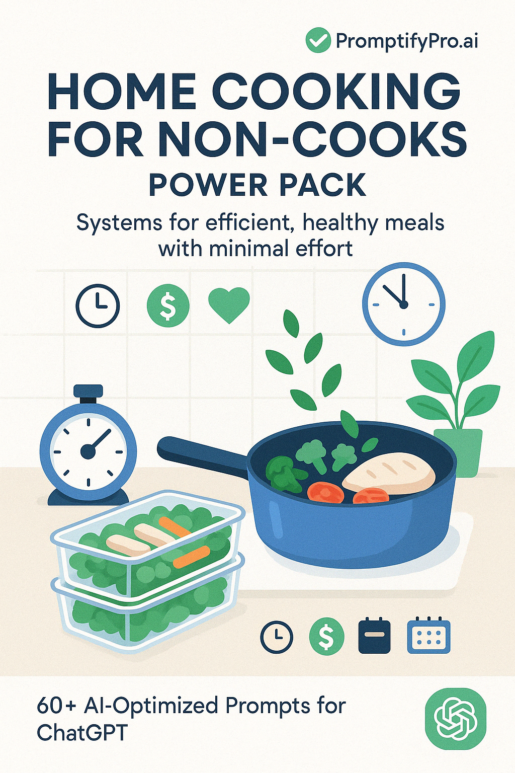 Home Cooking for Non-Cooks Power Pack