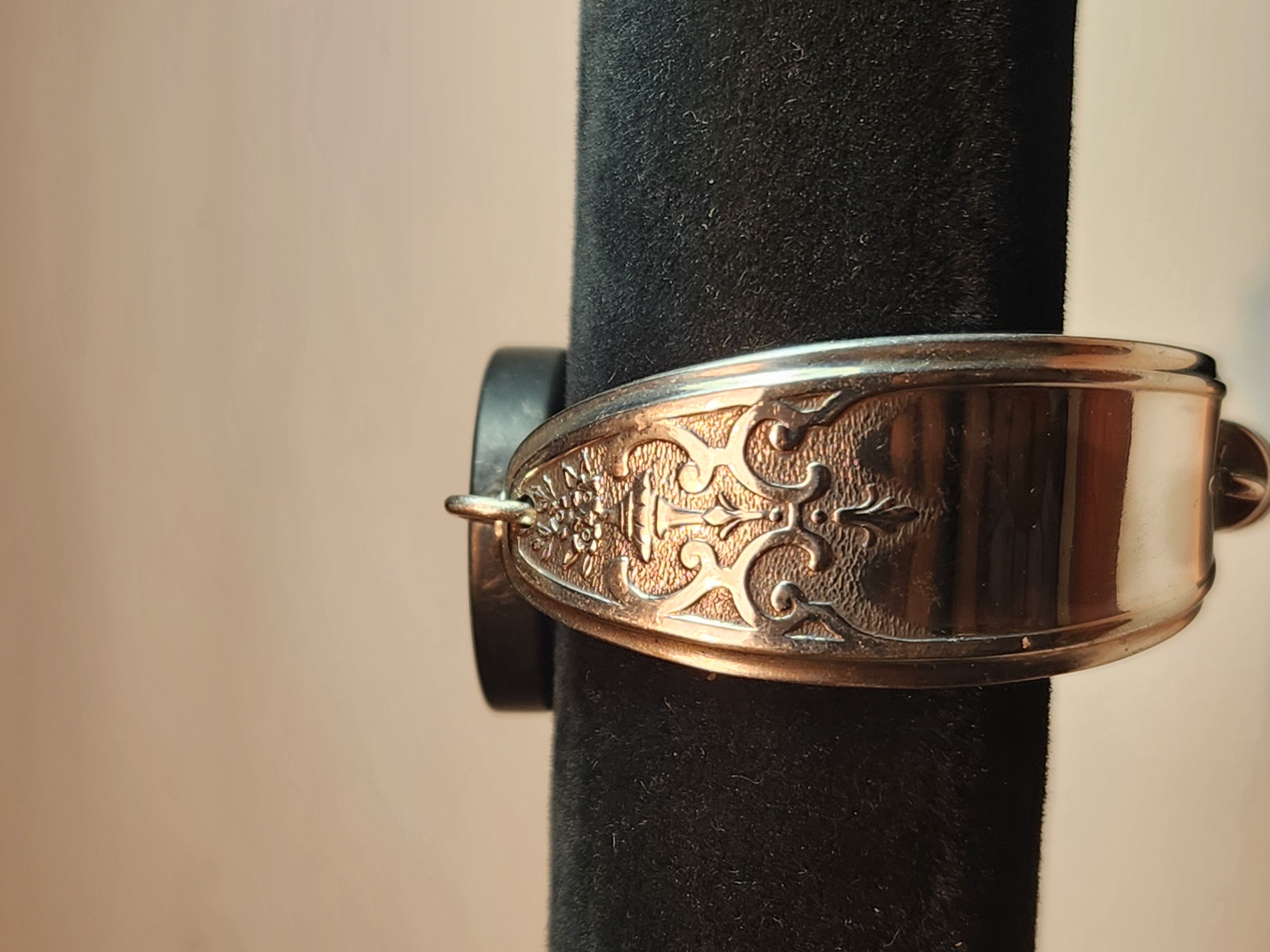 Lady Doris Onyx Piece Sign Silverware Bracelet |Strength & Serenity 