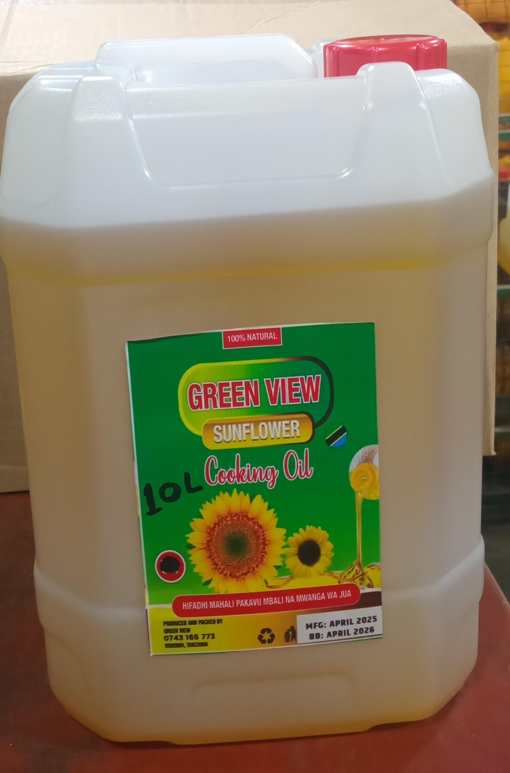 10L Sunflower Cooking Oil