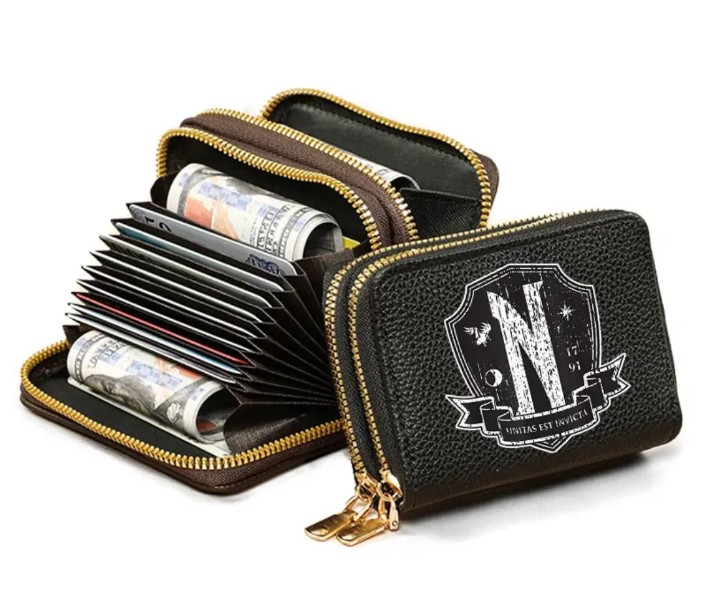 Cartera de cuero colegio Nevermore