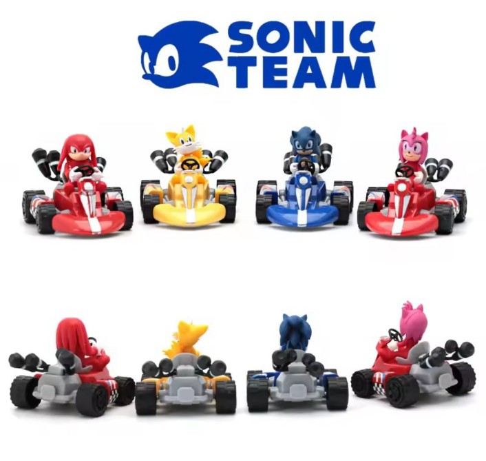 Figuras de Carreras Sonic Pull Back