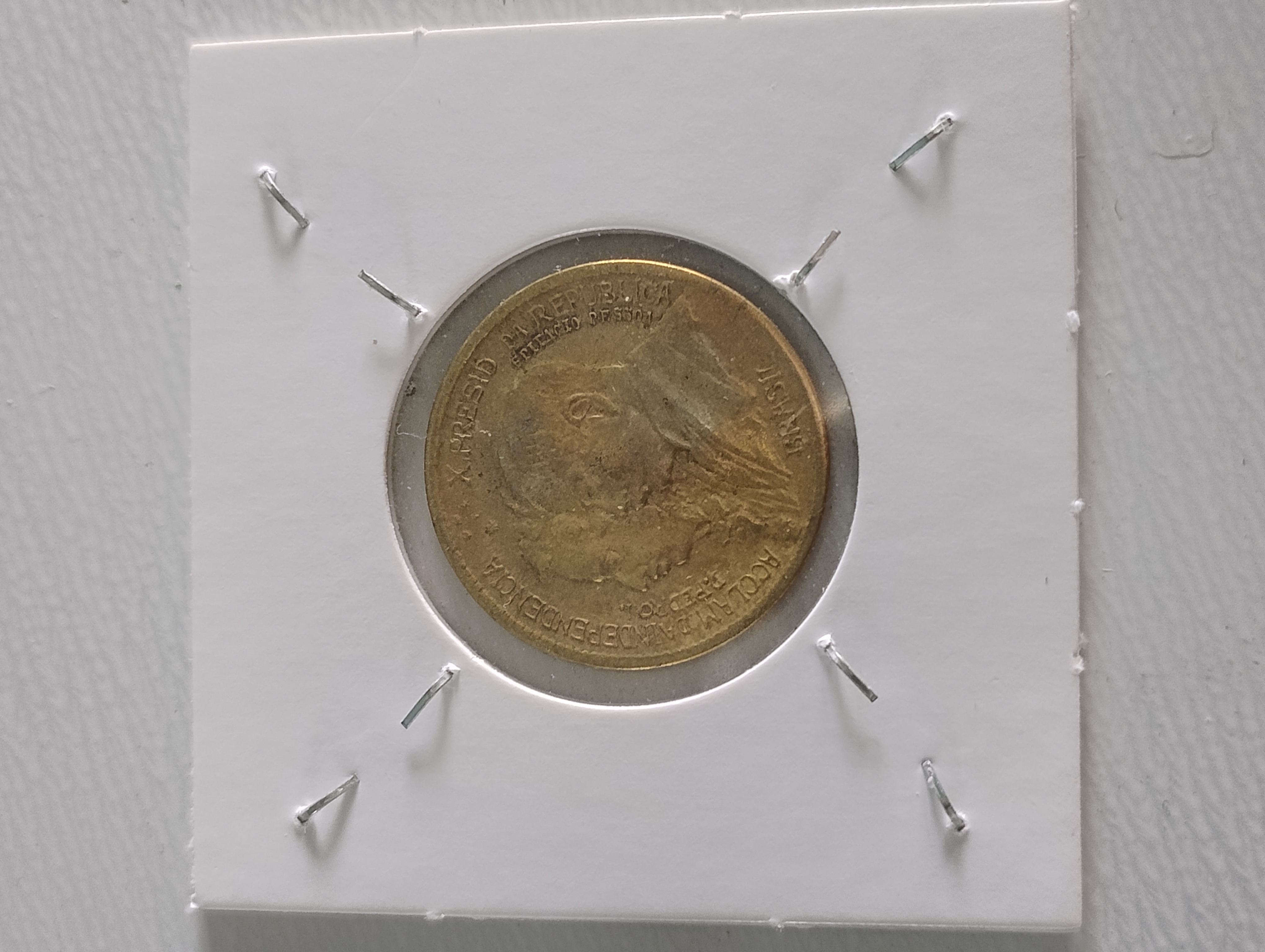 Moeda 500 Réis comemorativa centenário da independência