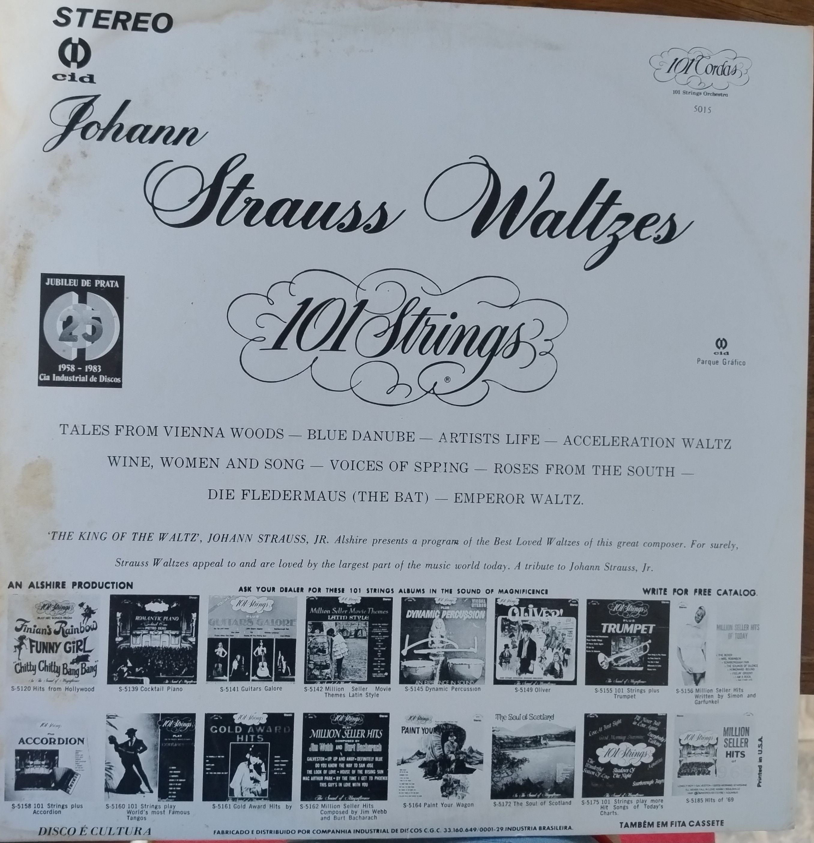 Strauss Waltzes - 101 Strings