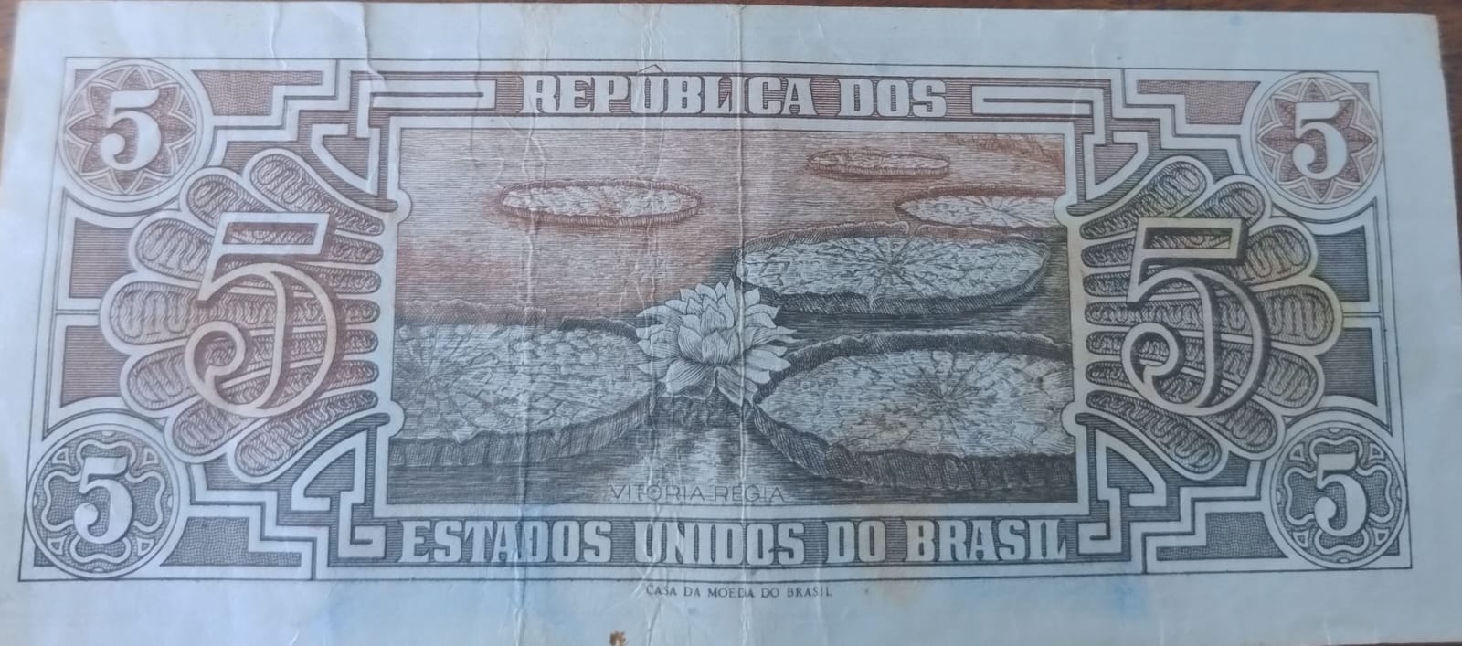 Cédula de 5 Cruzeiros