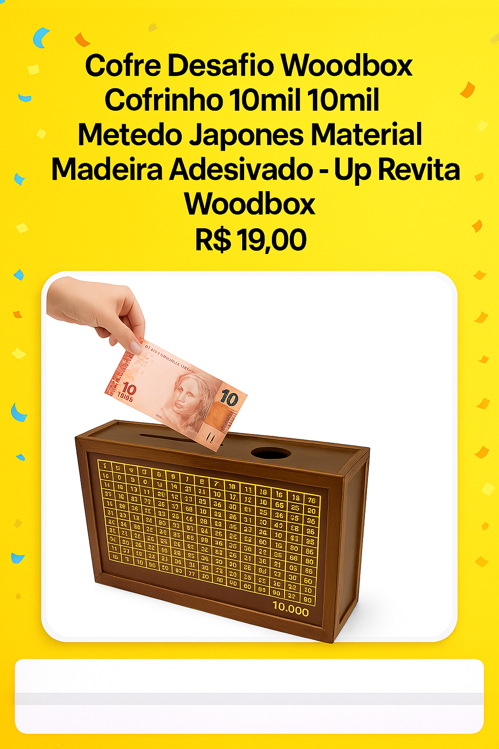 Cofre Desafio Woodbox