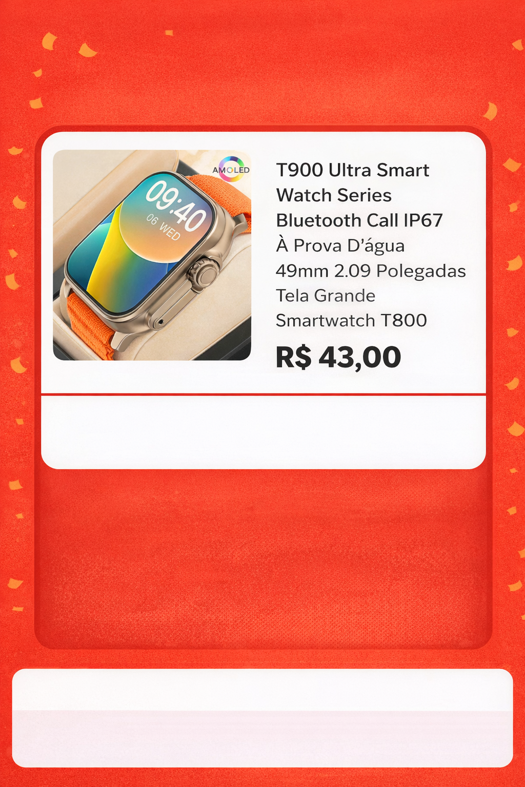 Smartwatch T900 Ultra