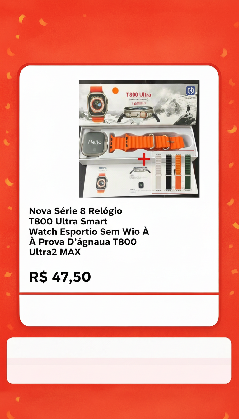 Relógio T800 Ultra Smart