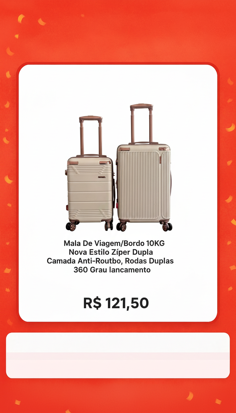 Mala de Viagem Bordo 10KG