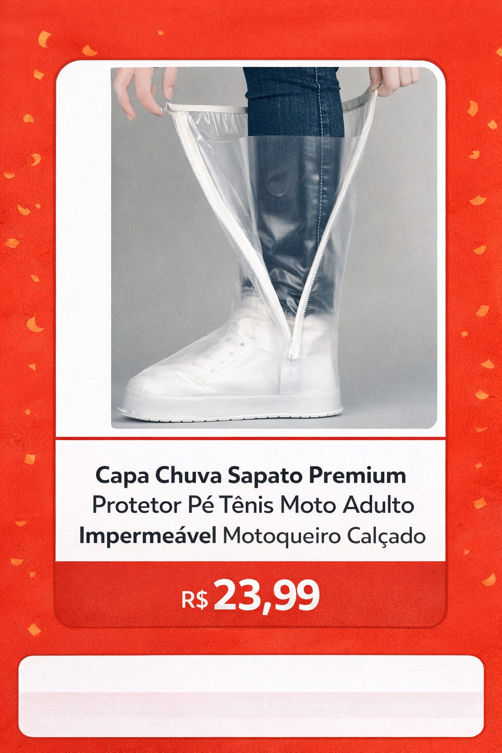 Capa de Chuva para Sapato Premium
