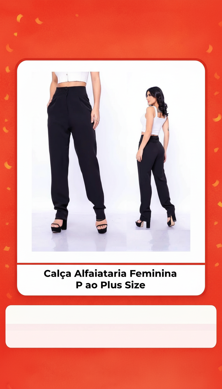 Calça de Alfaiataria Feminina