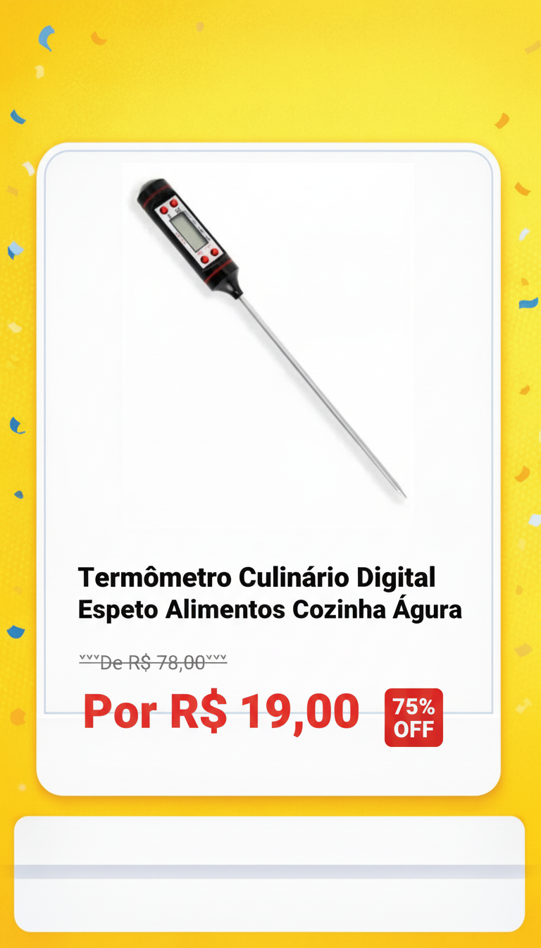 Termômetro Culinário Digital