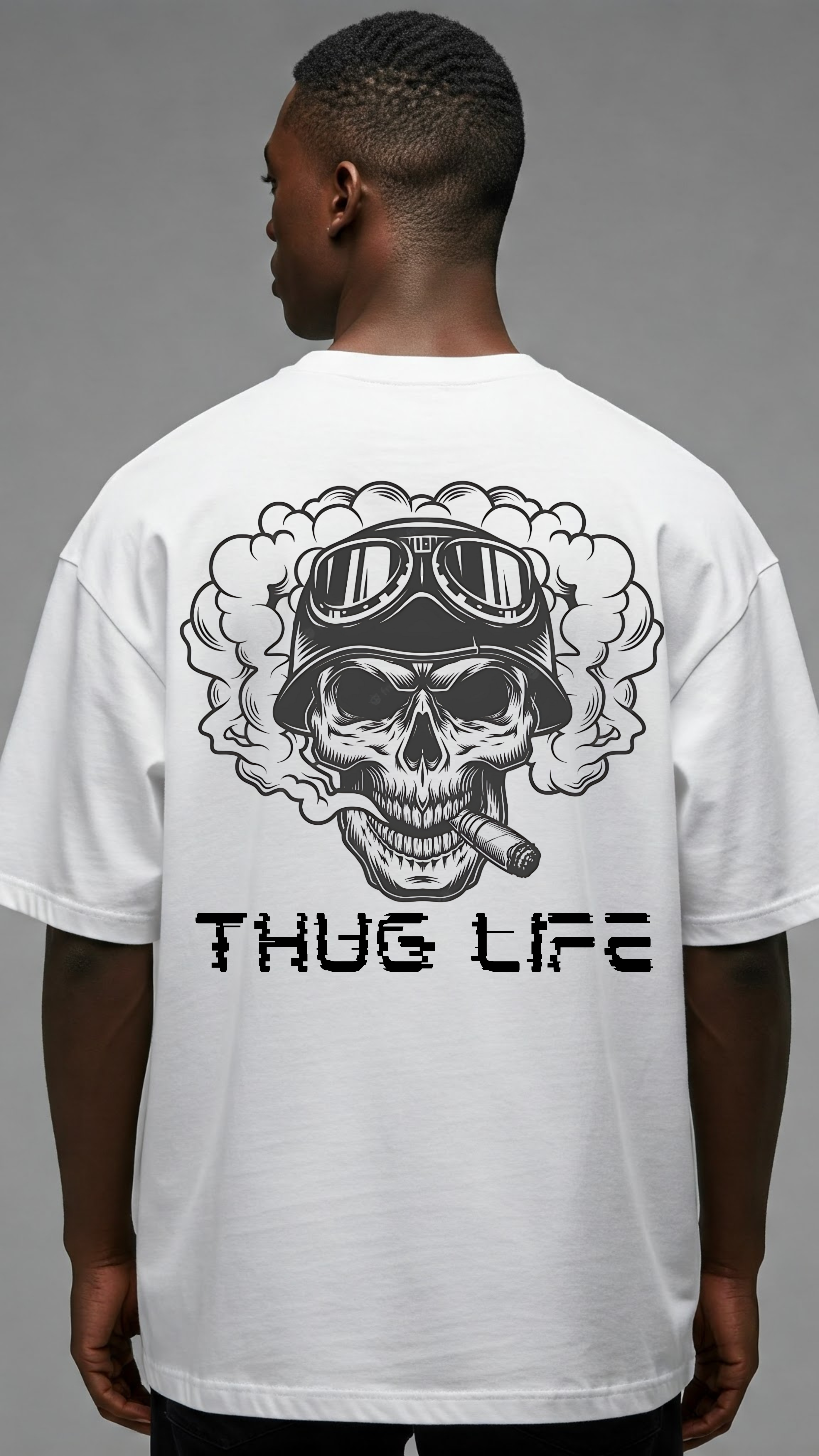 Premium Toxic Oversized White Tee