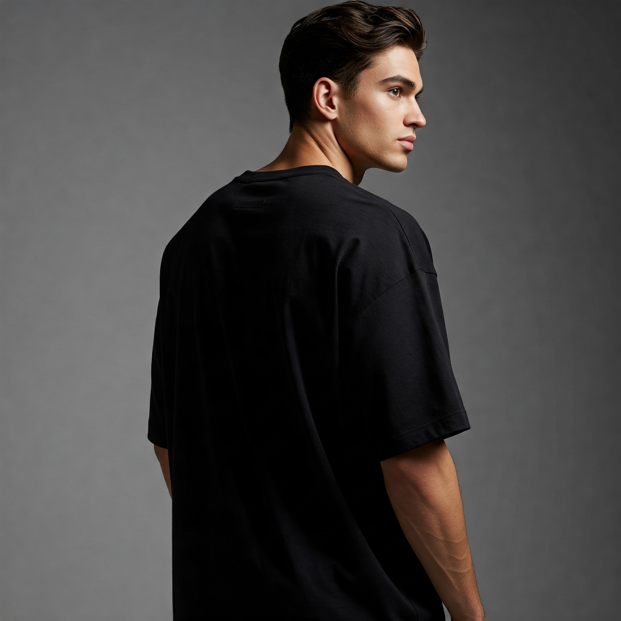 Premium Black oversized Classy Tee