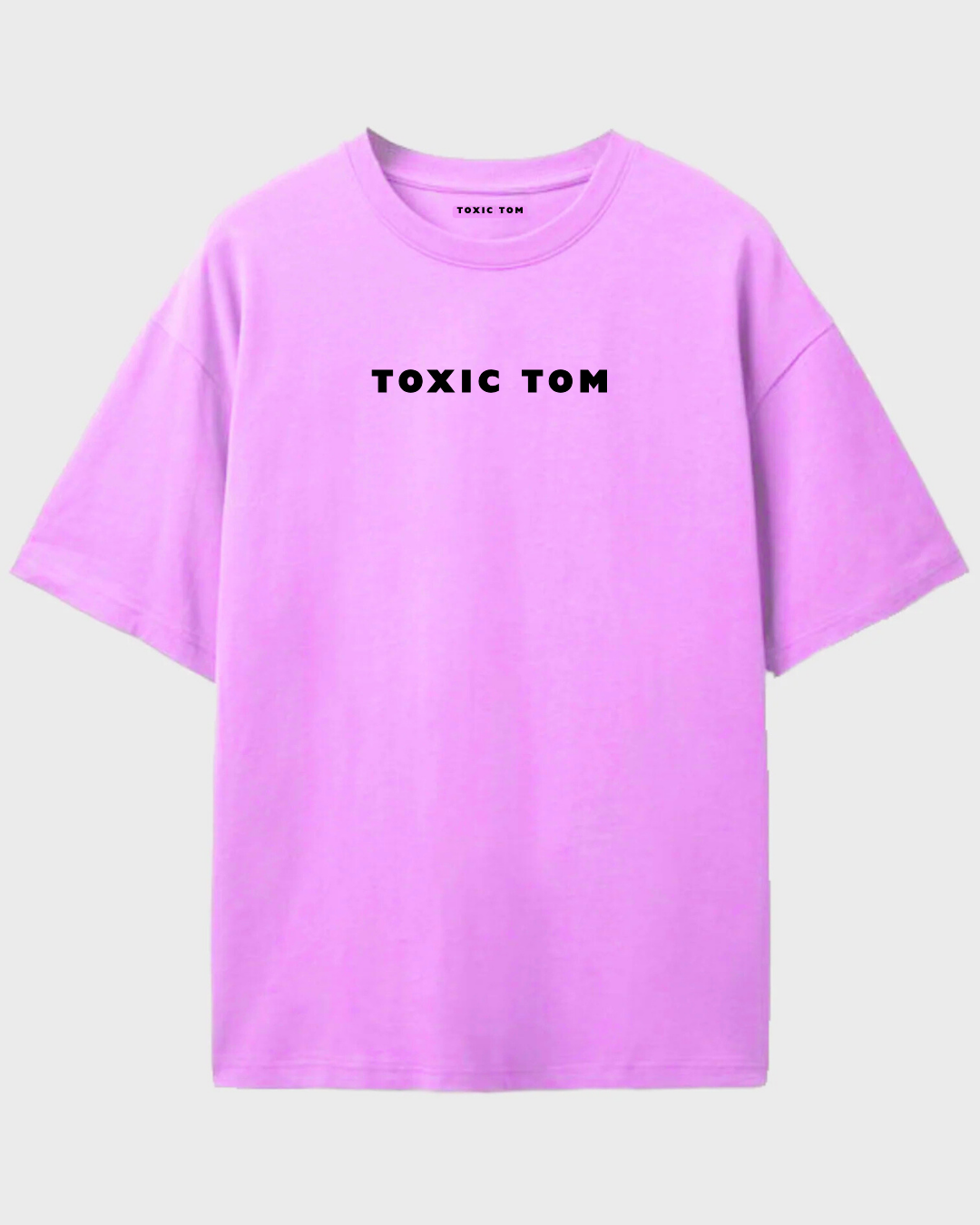 Premium Oversized Lavender Tee with Thug Life Design