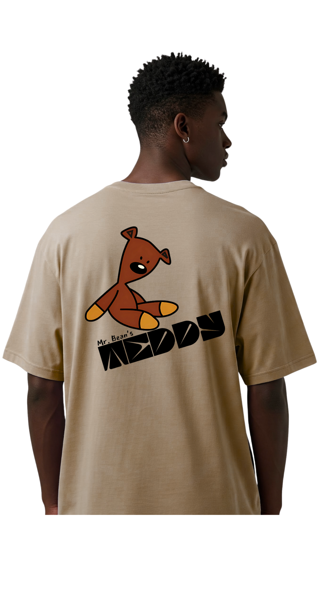 Premium Oversize T-shirt With Trending Mr. Bean's Teddy Design