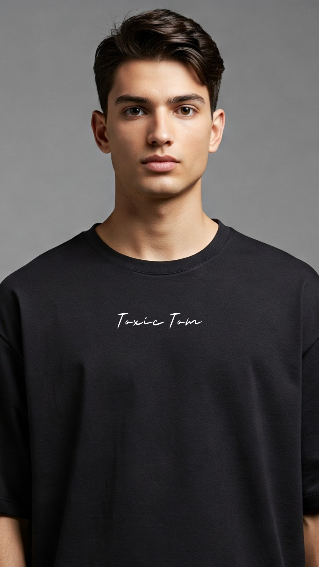 Black Peacock Feather T-Shirt