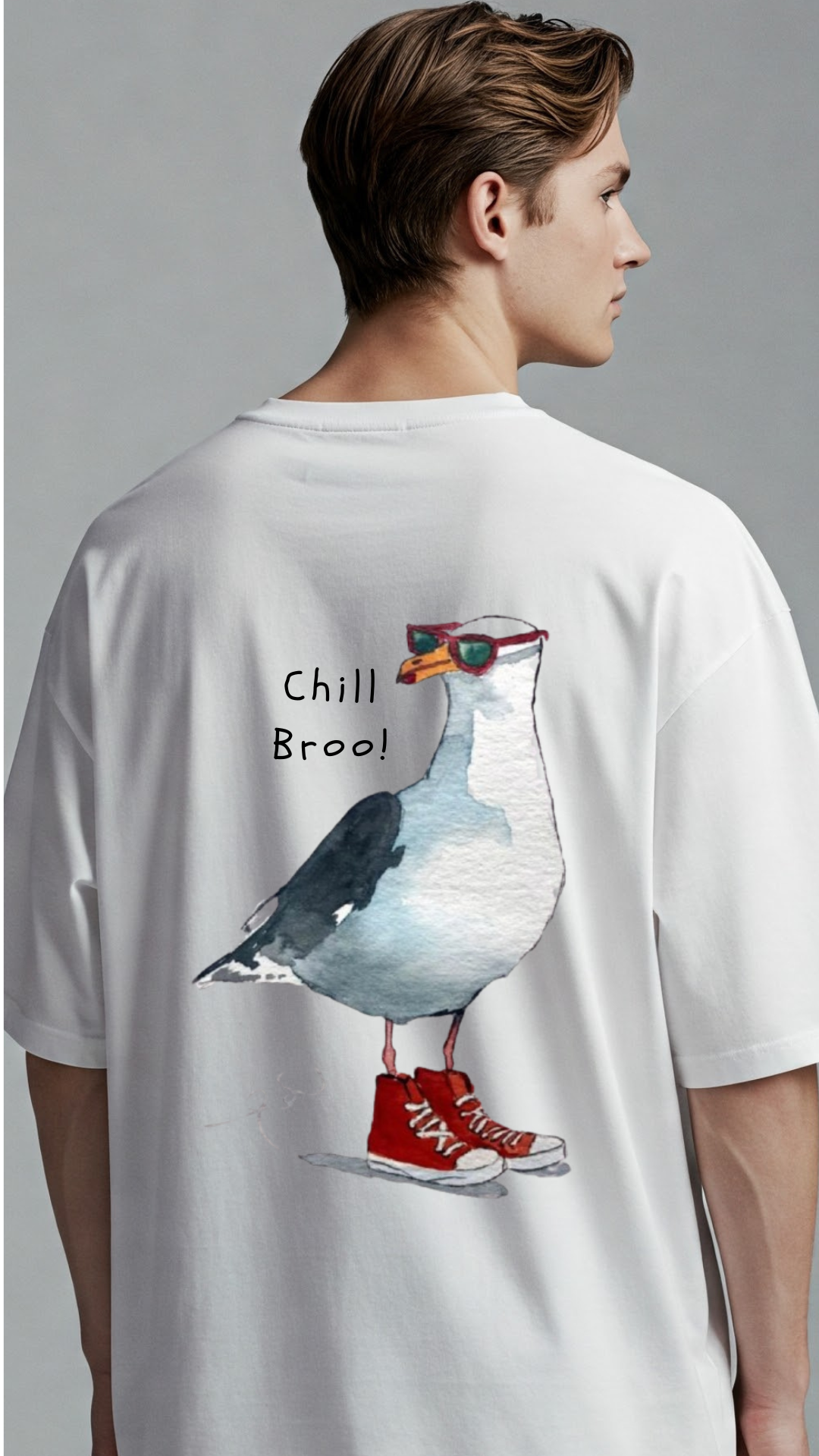 Graphic Seagull Premium Oversize T-shirt
