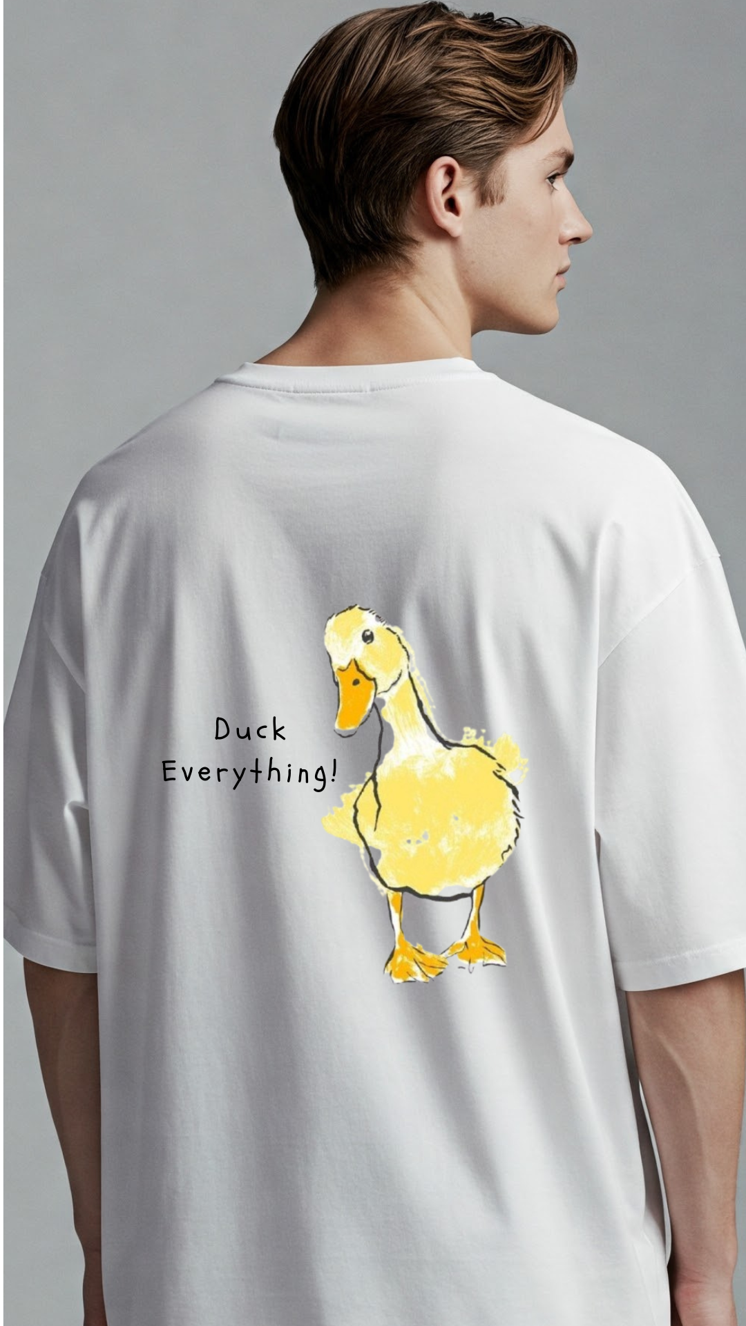 Duck Everything! Graphic Premium Oversize T-shirt