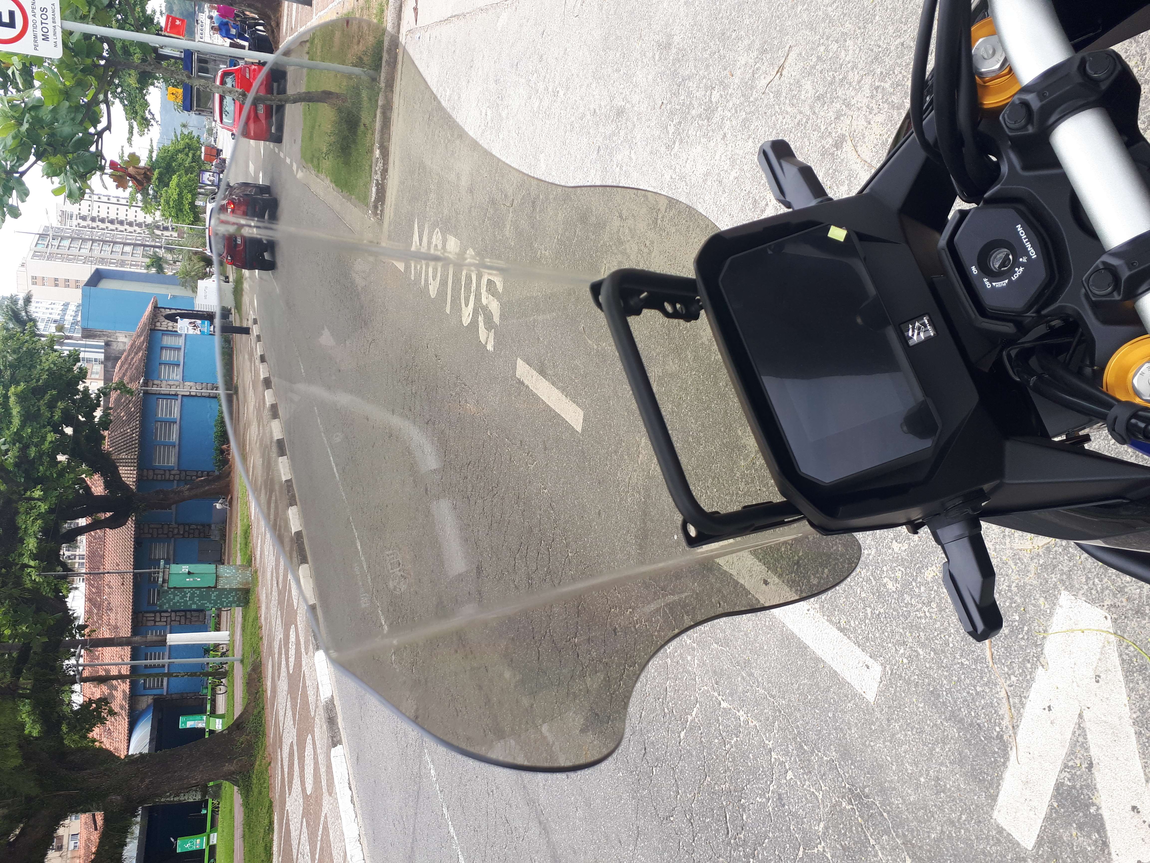 Bolha para Suzuki Vstrom 800 / DE em Policarbonato 3mm fumê ou Cristal