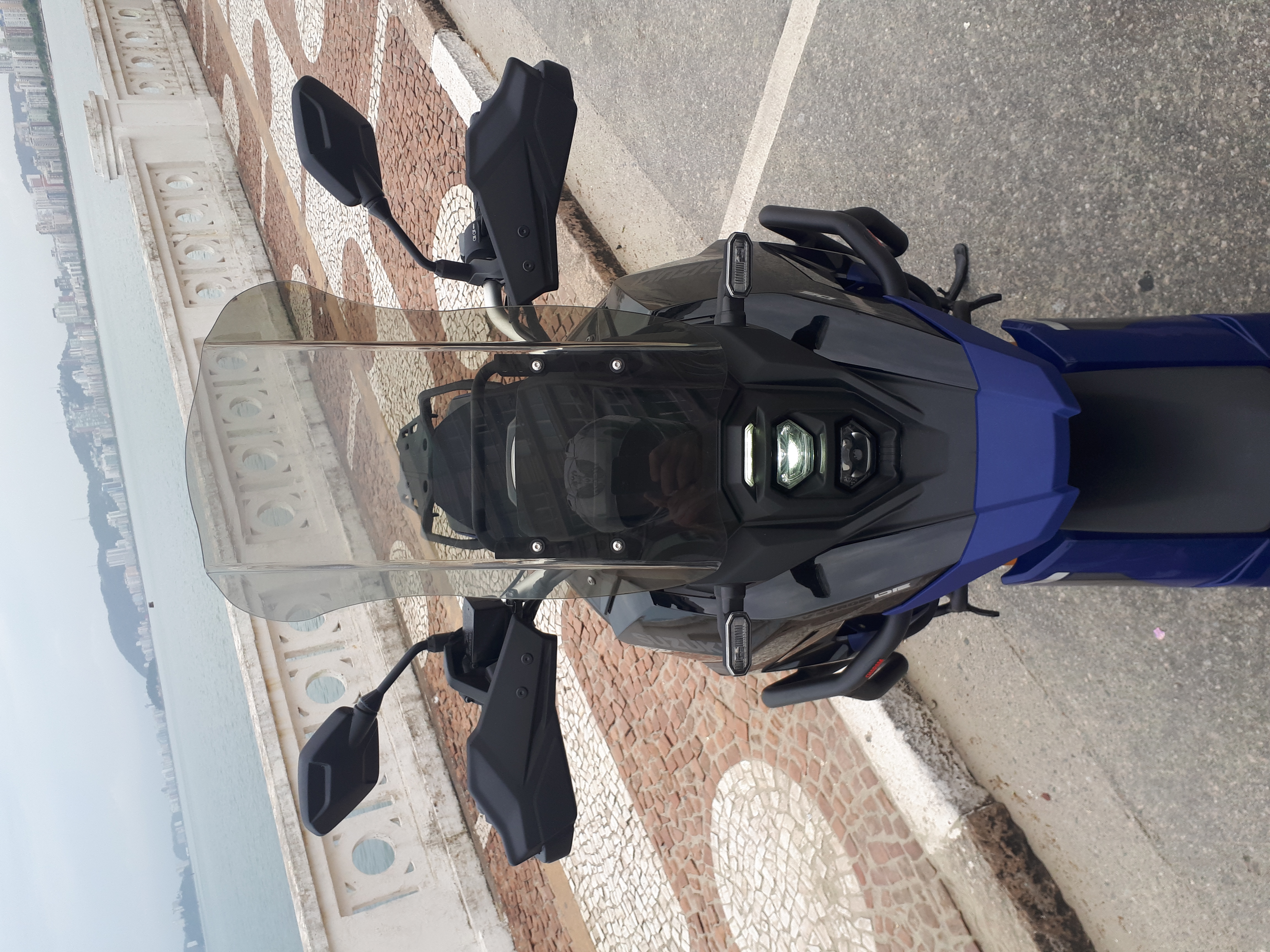 Bolha para Suzuki Vstrom 800 / DE em Policarbonato 3mm fumê ou Cristal