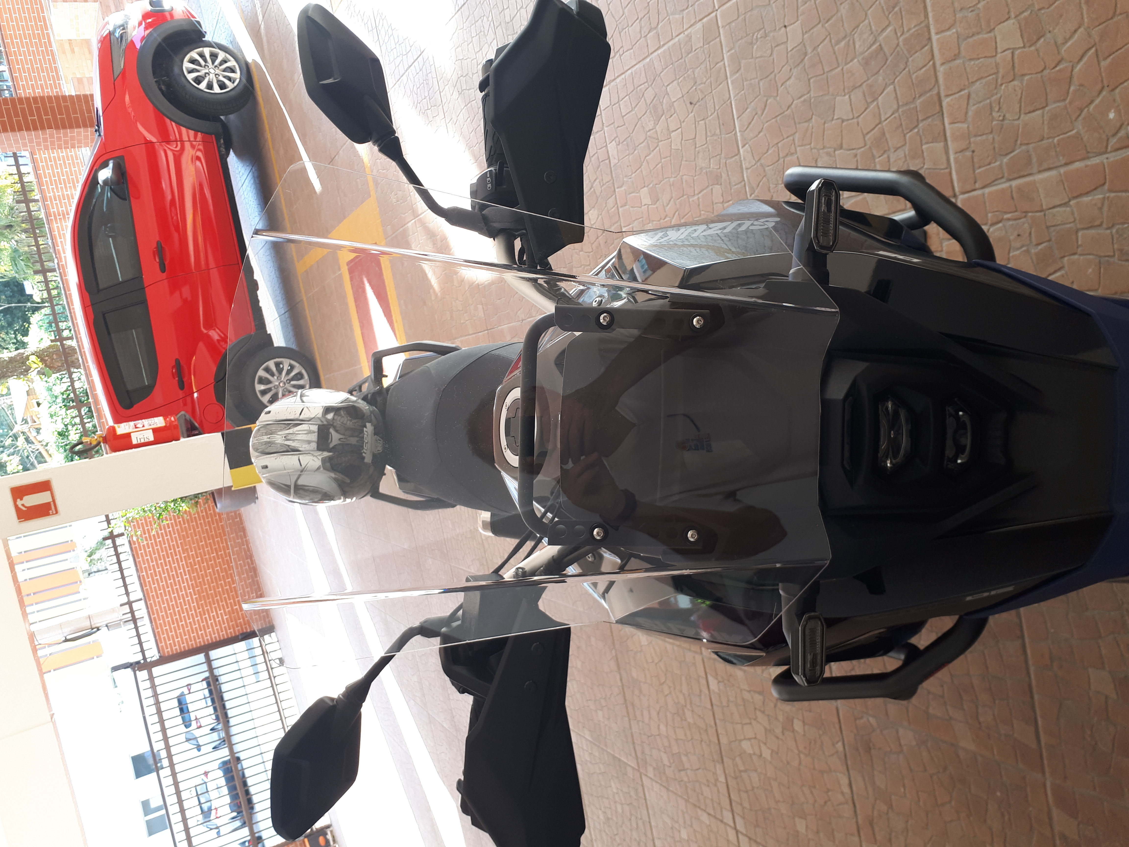 Bolha Alta Vstrom800 / DE M2 Nova Em Policarbonato 3mm