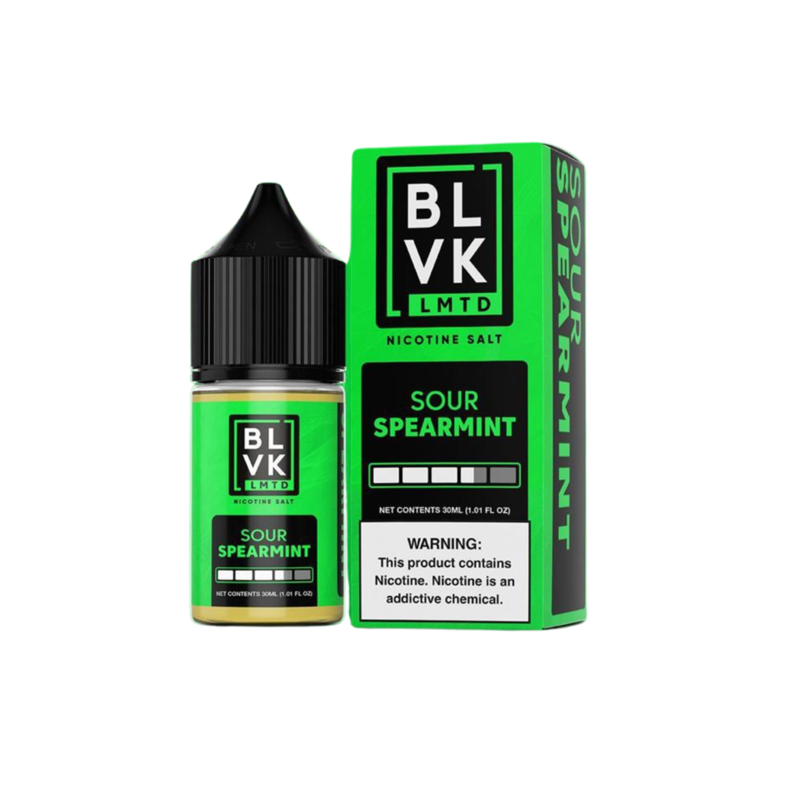 Blvk LMTD NicSalt – Sour Spearmint