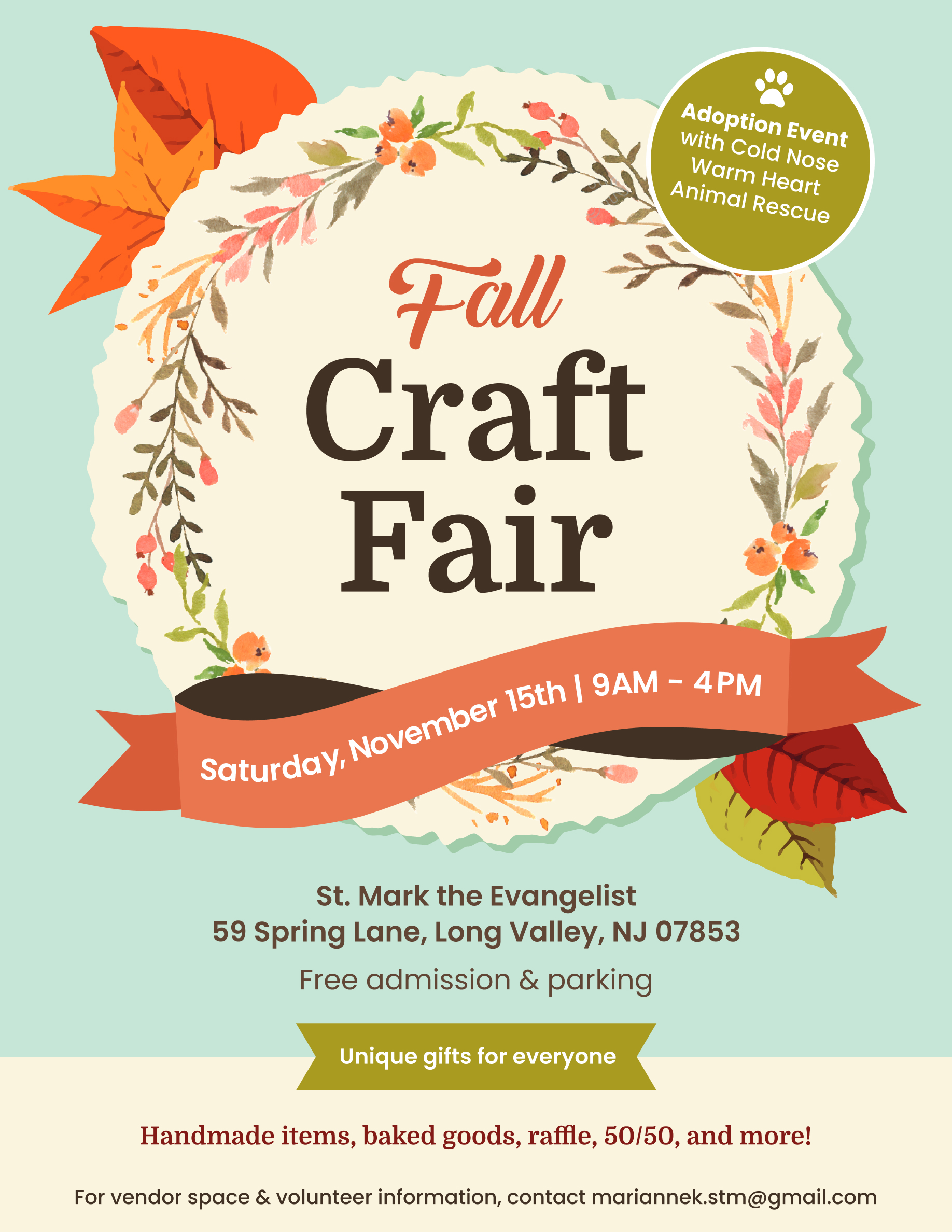 St Mark's Fall Craft Fair