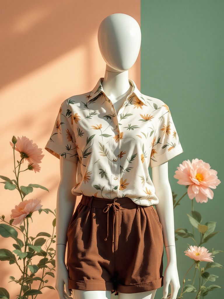 Floral Short-Sleeve Shirt