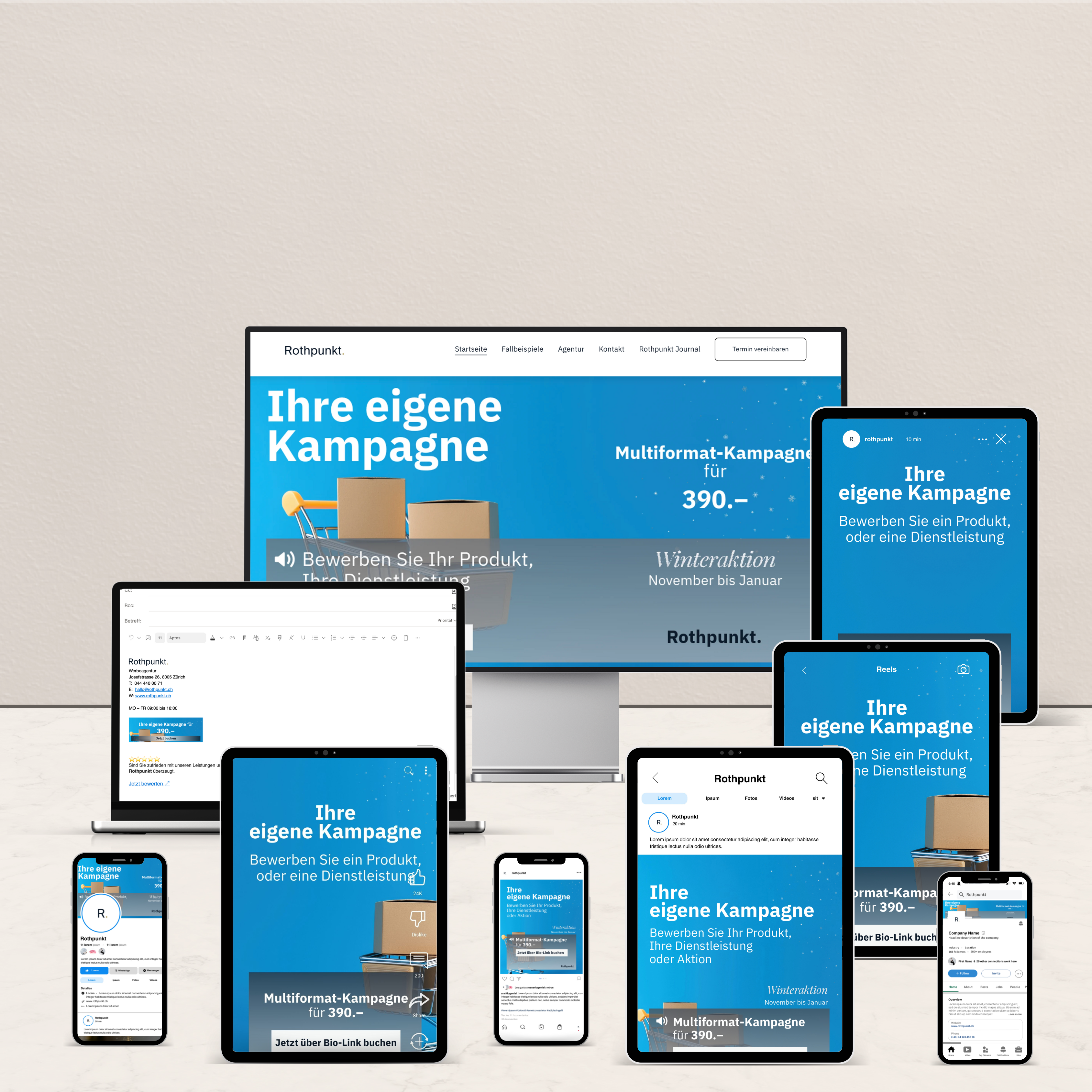 Multiformat-Kampagne