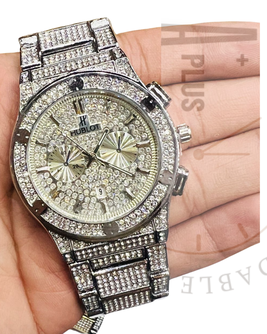 HUBLOT Diamond Encrusted Watch