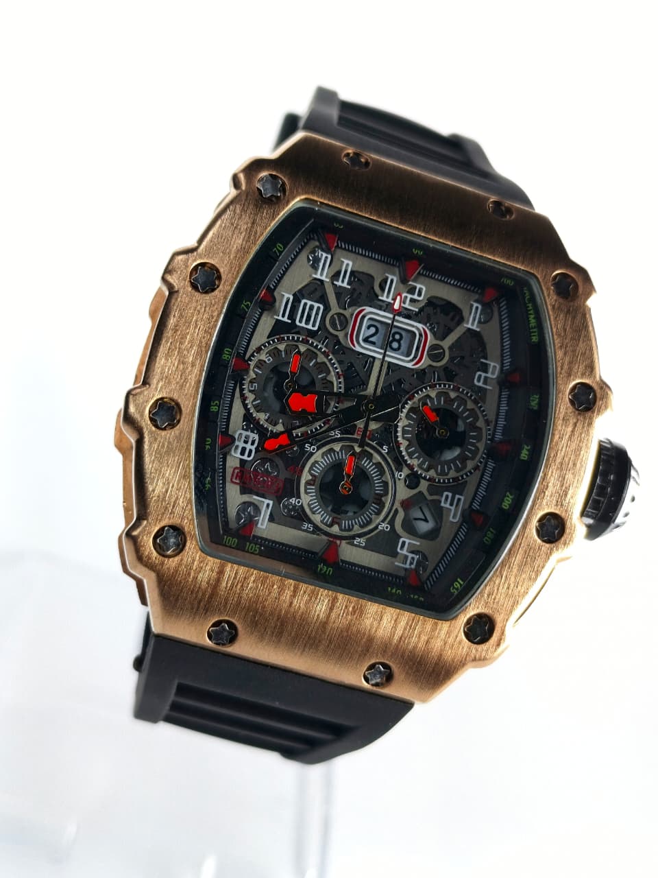 Luxury Skeleton Chronograph Watch