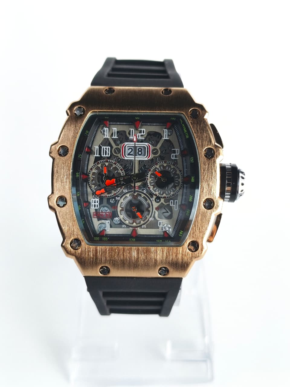 Luxury Skeleton Chronograph Watch