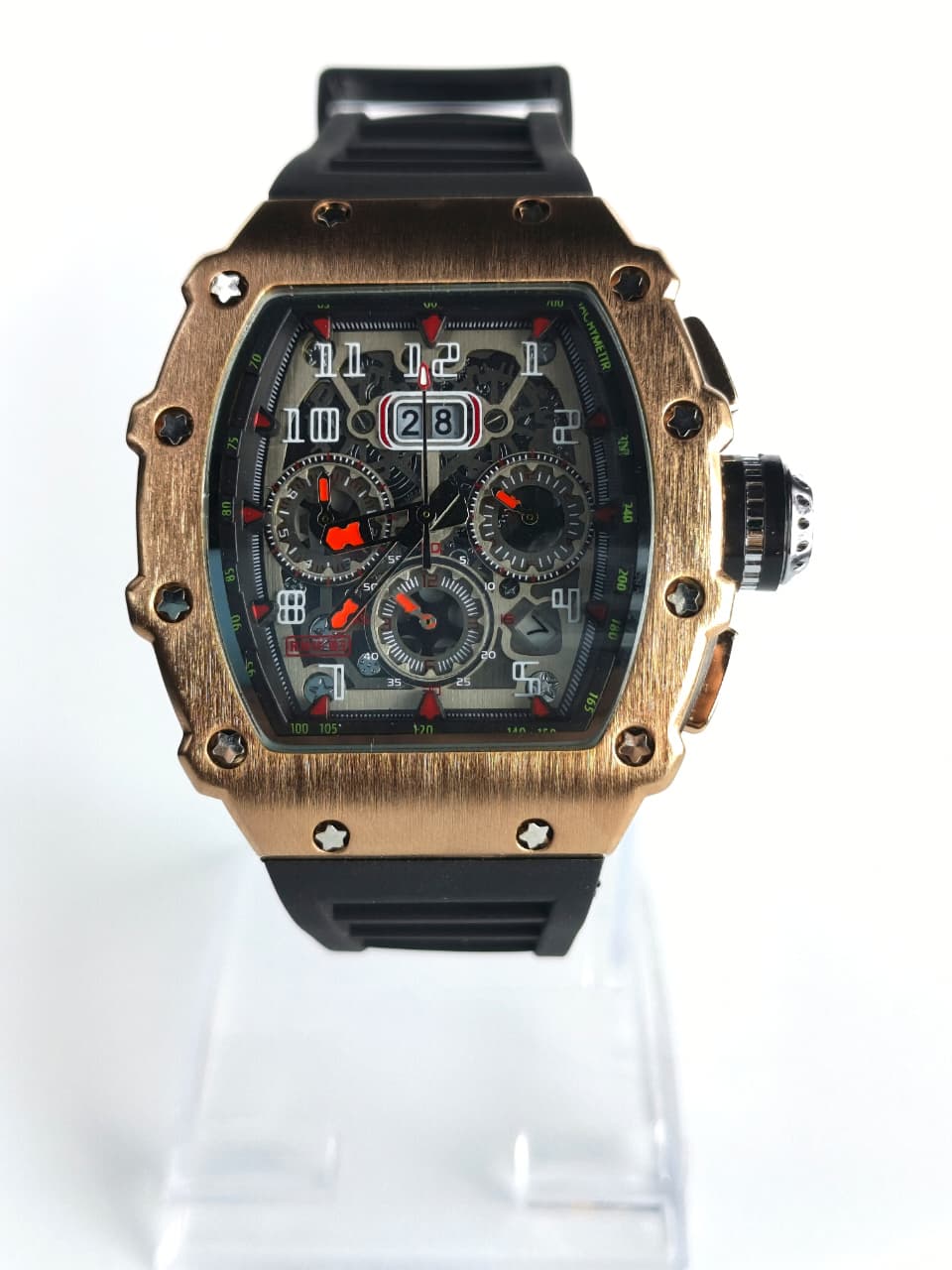 Luxury Skeleton Chronograph Watch