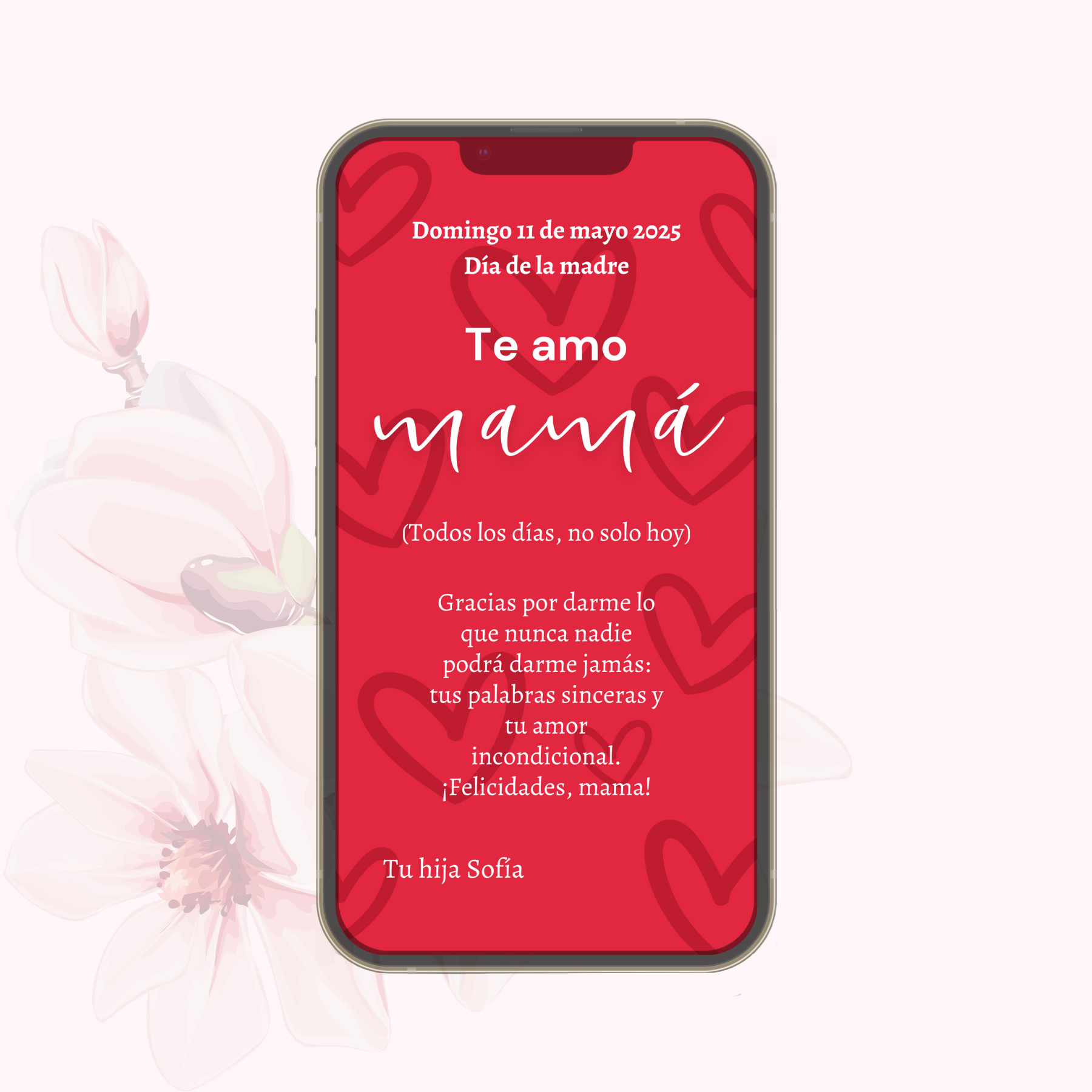 Tarjeta Amor Día de la Madre Dinámica