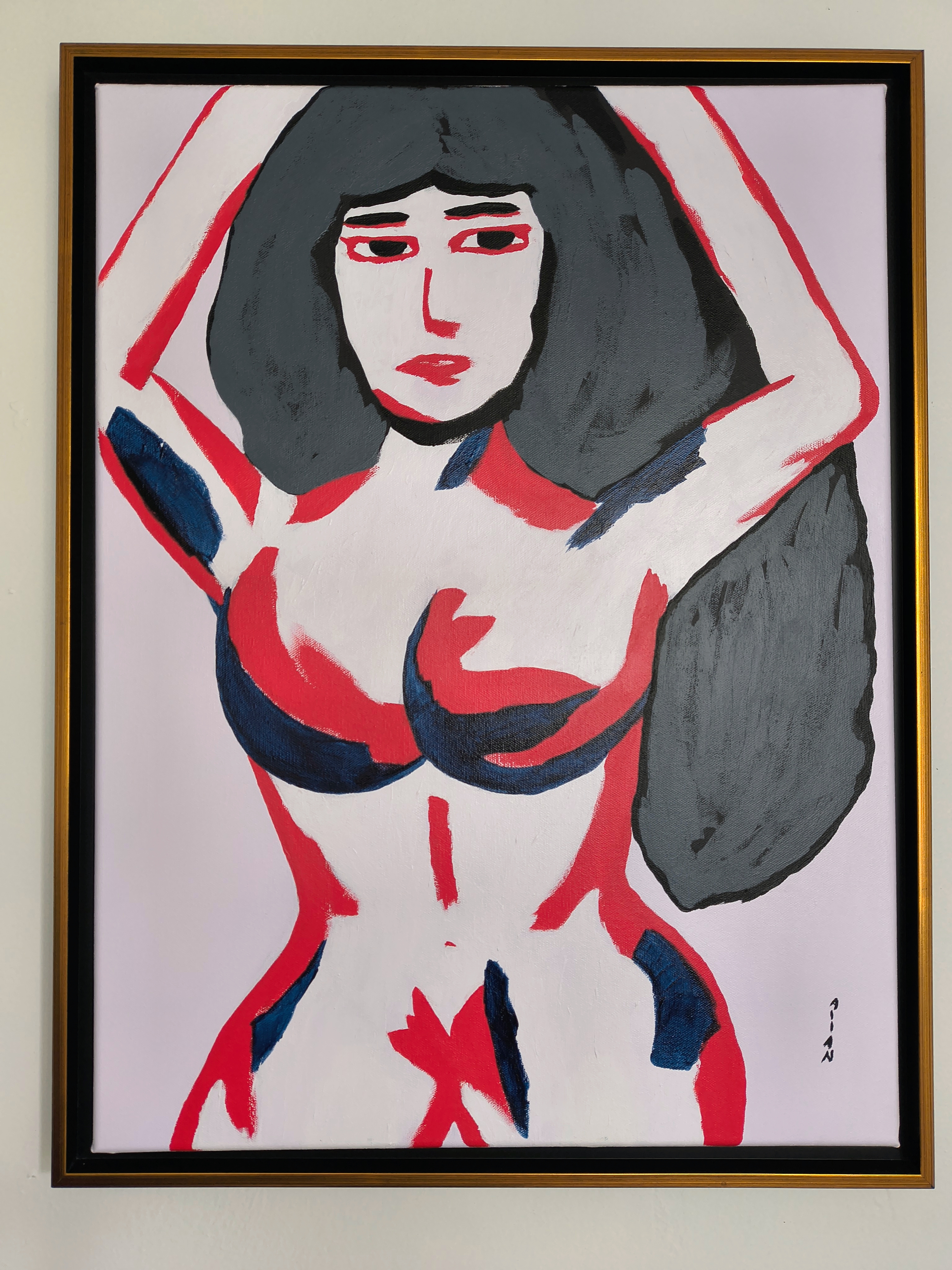 Woman in red (number 1)