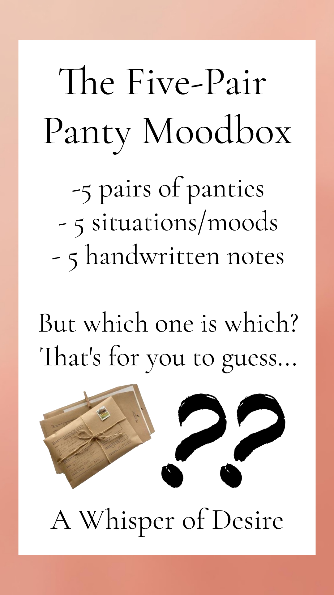 The Five-Pair Panty Moodbox