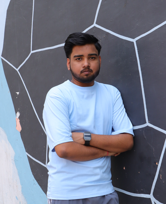 Aqua Blue Oversized T-Shirt