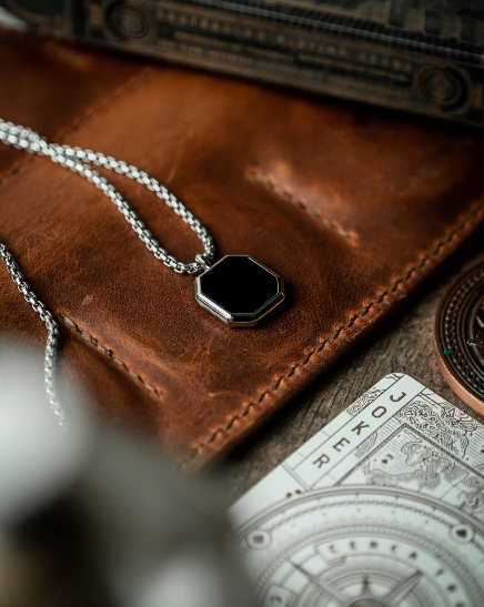 Black Beaded Necklace