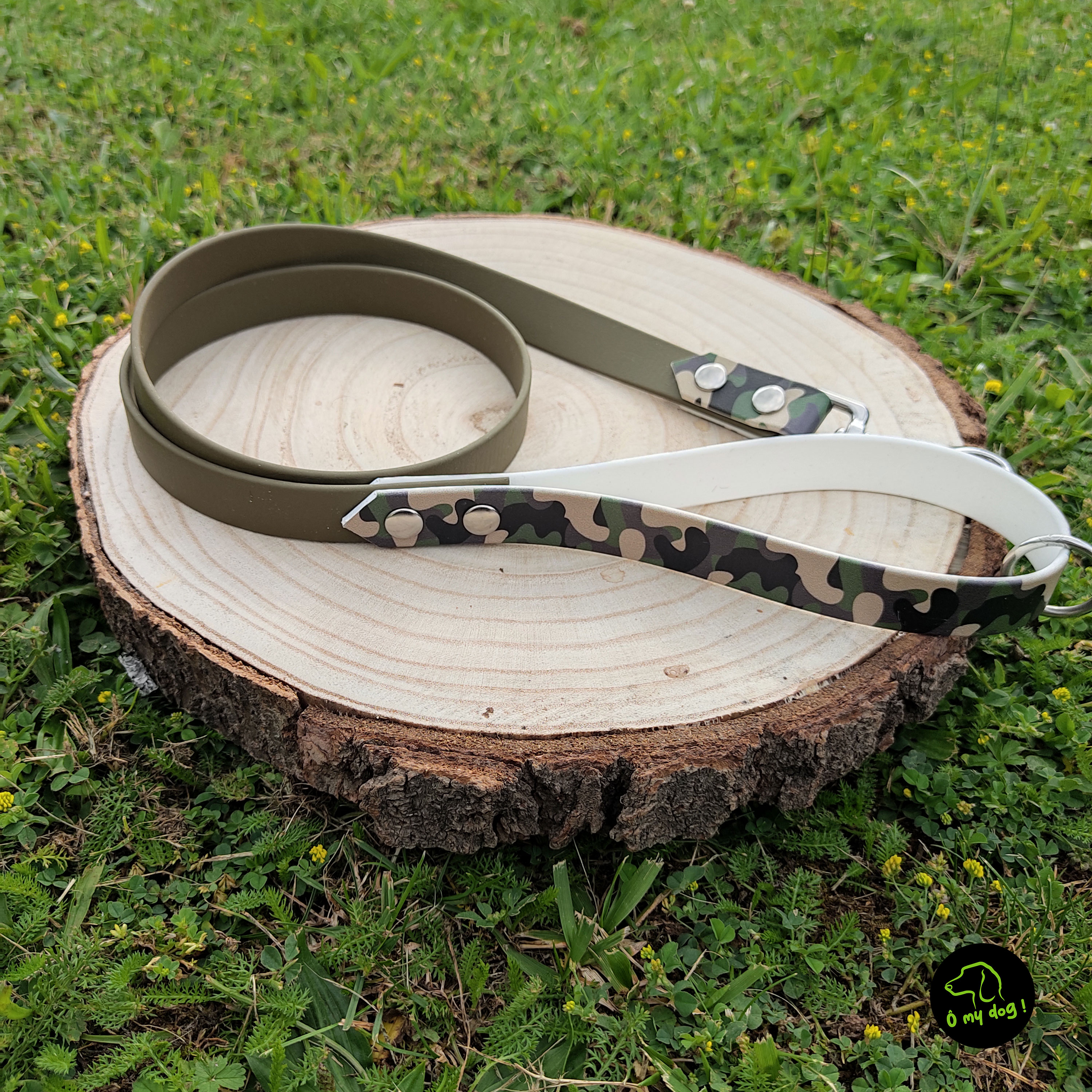 Laisse Imprimée "Camo Vert"