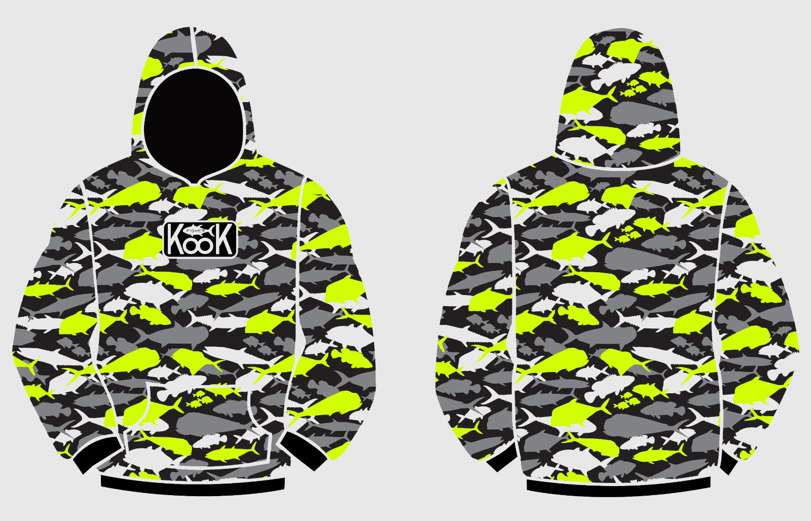 Sudadera Camuflaje Marino Fisher Kook (Nueva temporada)