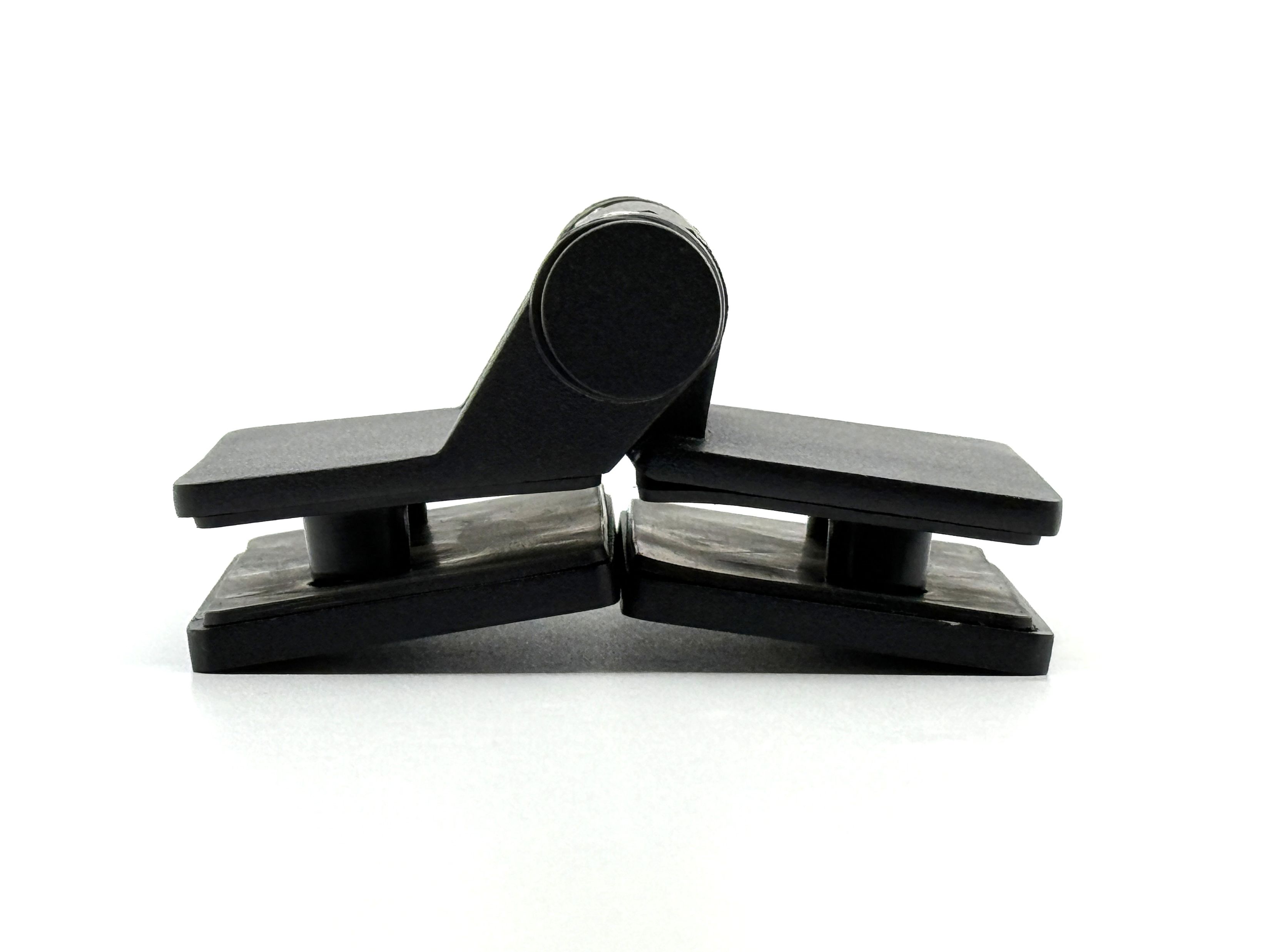 Charnière en acier inox - pour porte de verre 12mm