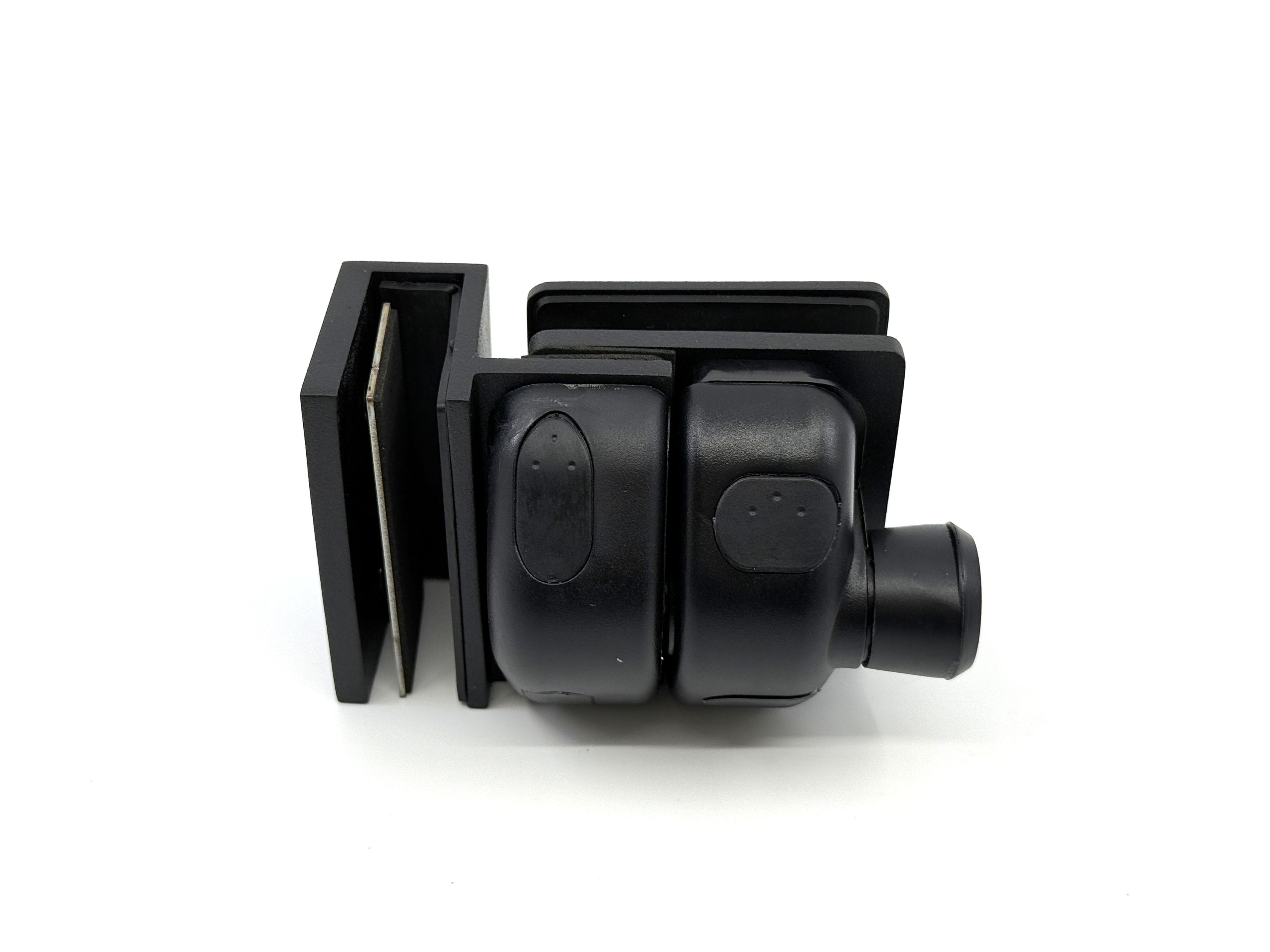 Serrure en acier inox - porte de clôture de verre 12mm (90 degrés)