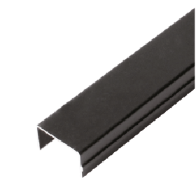 Poteau d'aluminium 6', 8', et 10' Noir